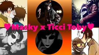 Masky x Ticci Toby bad boy [upl. by Bonnibelle213]