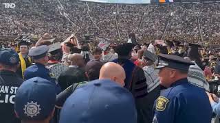 Protesters disrupt University of Michigan graduation ceremony [upl. by Amelita]