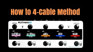 TC Electronic Plethora x5 4 Cable Method Instructional Tutorial [upl. by Floyd]