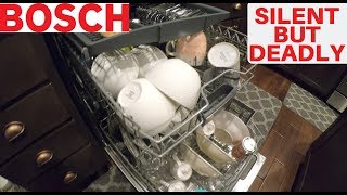 Bosch Dishwasher Silence Plus cycle test and Review [upl. by Nanyk]