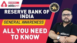 Reserve Bank Of India  All You Need to Know About RBI  General Awareness  Banking Awareness [upl. by Ahcim]