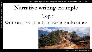 Introduction to Narrative writing [upl. by Kcirderf602]