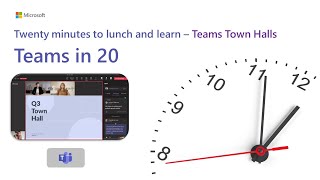 Introduction to Microsoft Teams TOWNHALLS [upl. by Akerehs]