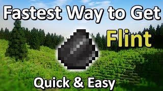 Fastest way to get Flint in Minecraft [upl. by Strader228]