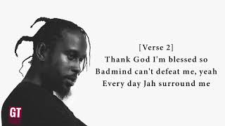 Popcaan  Silence Lyrics Video 🎤quot [upl. by Yrag691]