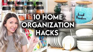 10 CLEVER HOME ORGANIZATION IDEAS  STORAGE HACKS [upl. by Orvie361]