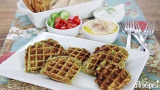 How to Make Waffled Falafel  Waffle Recipes  Allrecipescom [upl. by Aniret]