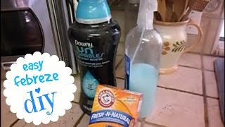 DIY FEBREZE RECIPE WITH NO FABRIC SOFTENER [upl. by Kcire]