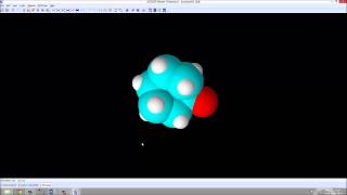 ChemSketch 2  Visualisation en 3D [upl. by Tillinger]