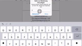 Mit GoodNotes einen Hefter anlegen  Gliederung erstellen [upl. by Aikehs]