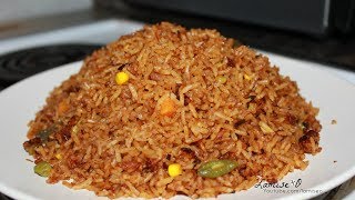 Ghanaian Jollof Rice Recipe  How To Cook Ghana Jollof Rice  Episode 188 [upl. by Collin]