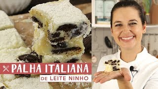 PALHA ITALIANA DE LEITE NINHO COM NEGRESCO MARAVILHOSA  Fernanda Quatrocchi [upl. by Hasin]