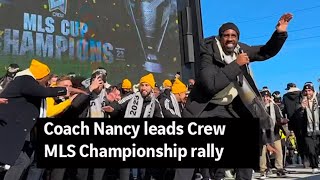 Columbus Crew celebrate MLS Championship [upl. by Gromme175]