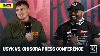 Usyk vs Chisora Final Press Conference amp FaceOff [upl. by Zacks863]