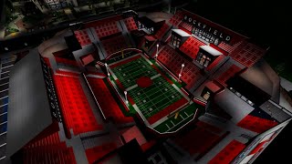 Bloxburg Football Stadium SpeedBuild  ROBLOX Bloxburg  11M [upl. by Peoples146]