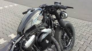 Harley Davidson Sportster 1200 forty eight 48 Bobber Custom Umbau [upl. by Notsrik428]