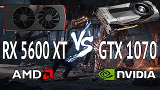 RX 5600 XT vs GTX 1070 Benchmark in 10 games [upl. by Nirrej]