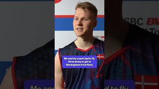 Anders Antonsen bemoans travel chaos [upl. by Ecitnirp97]