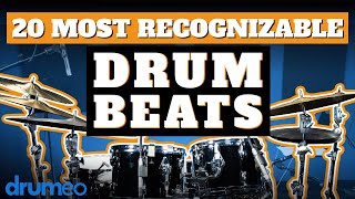 The 20 Most Recognizable Drum Beats [upl. by Rednael]