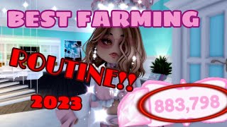 Best DIAMOND Farming Routine 2023  Royale High [upl. by Enalahs817]