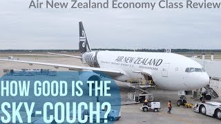 Is the SkyCouch that Good  Air New Zealand Economy Class Flight Review [upl. by Aihsenak]