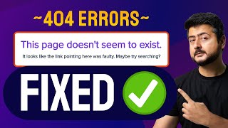 How To Fix 404 Errors on Your Website  A Complete Guide [upl. by Avis]