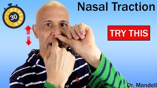 Nasal TractionClear Stuffy Nose amp Sinuses  Created by Dr Alan Mandell DC [upl. by Arul]