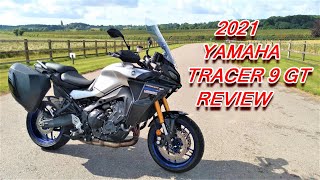 ★ 2021 YAMAHA TRACER 9 GT REVIEW ★ [upl. by Jariah926]