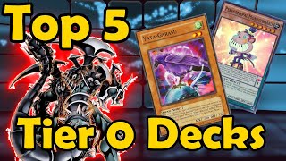 Top 5 Best Tier 0 Decks in the History of YuGiOh [upl. by Evan]