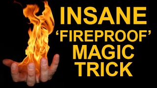 AWESOME FIREPROOF HAND MAGIC TRICK REVEALED [upl. by Paolo667]