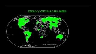 Países y capitales del mundo [upl. by Ssyla]