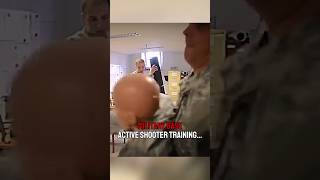 Military base active shooter scenario training‼️🤯 military army combat war [upl. by Aniryt]