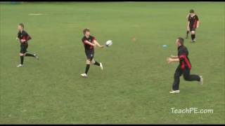 Basic Rugby Drills  Line drill [upl. by Carson]