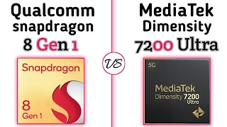 Snapdragon 8 Gen 1 vs Dimensity 7200 Ultra  whats a better For Gaming  TECH TO BD [upl. by Buehler630]