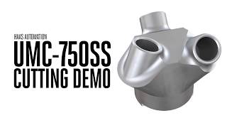 UMC750SS Cutting Demo  Haas Automation Inc [upl. by Elehcim238]