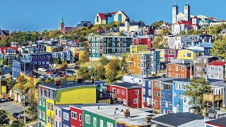 St John’s Newfoundland downtown 4K HD [upl. by Annabela]