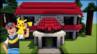 Minecraft Como construir um Centro Pokémon [upl. by Tavie]