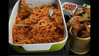 Perfect Jollof Rice  Oven Baked Nigerian Jollof Rice [upl. by Worsham624]