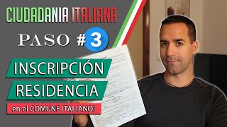 🏠 PASO 3  INSCRIPCIÓN de RESIDENCIA en ITALIA 🇮🇹  Requisitos y Cómo completar el FORMULARIO ✅ [upl. by Lytsirk]