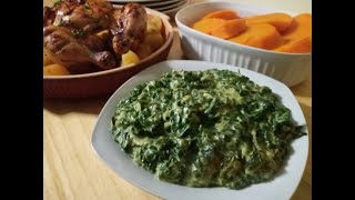 Delicious Creamed Spinach [upl. by Elreath356]