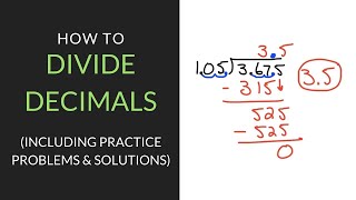 How to Divide Decimals  6th Grade  Mathcationcom [upl. by Adiv]