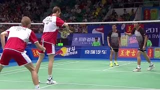 MBoeCMog v MAhsanHSetiawan MDF Wang Lao Ji BWF World Champ 2013 [upl. by Sheya786]