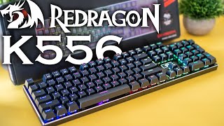 Unboxing and Review  Redragon K556 Full Size Mechanical Keyboard [upl. by Nason]