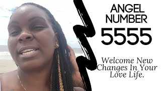 Angel Number 5555 Welcome New Changes In Your Love Life✨💫 angelnumbers [upl. by Ettari]