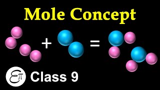 Mole Concept  Atoms and Molecules  12  in Hindi for Class 9 Science NCERT [upl. by Ettenyar82]