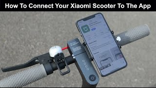 How To Connect To Your Xiaomi Electric Scooter To The Smartphone App [upl. by Naltiac]