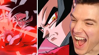 WHAT NEW LR SSJ4 Goku Super Attacks Reaction on Dokkan Battle [upl. by Llehcal892]