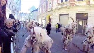 Krampus Parade Graz  Austria December 2013 [upl. by Salesin496]