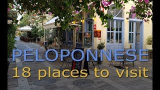 Peloponnese  18 places to visit [upl. by Any]