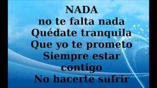 Prince Royce  Nada Letra  Lyrics [upl. by Nyhagen]